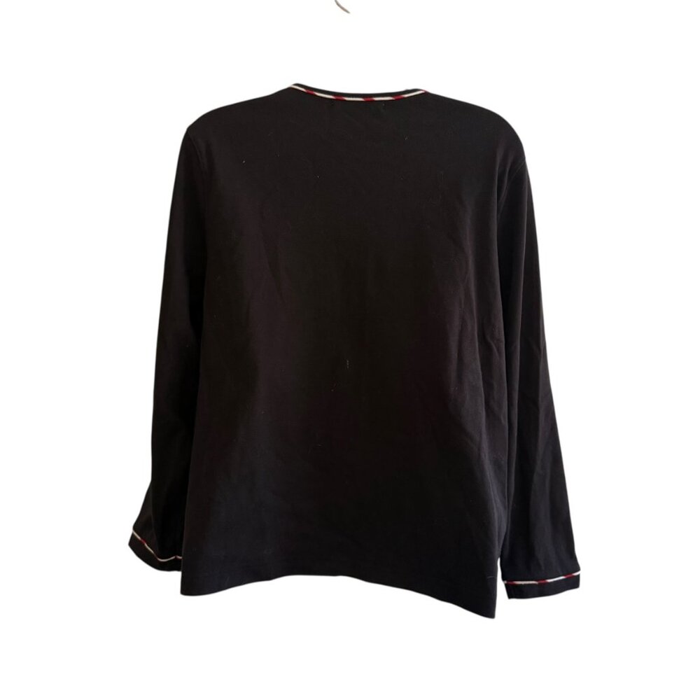 Mercer Street Studio Snowman Holiday Top Petite XL - Picture 5 of 11